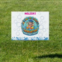 Abschlussfeier im Pool für Kindergartenkinder
