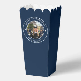 Abschlussfeier Klassischer Stil Popcorn Navy Geschenkschachtel