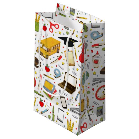 Abschlussfeier Kleine Geschenktüte (Vorderseite Schrägansicht)