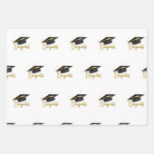 Abschlussfeier-Kollektion Geschenkpapier Set (Vorderseite 3)