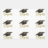 Abschlussfeier-Kollektion Geschenkpapier Set (Vorderseite 2)