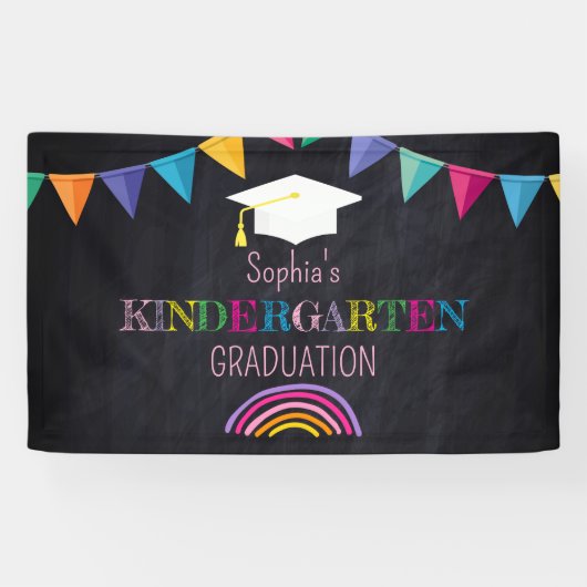 Abschlussfeier Mädchen im Kindergarten  Banner (Horizontal)
