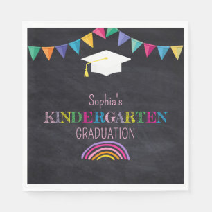 Abschlussfeier Mädchen im Kindergarten  Serviette