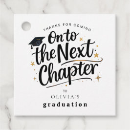 Abschlussfeier Modern Trendy Nächstes Kapitel Geschenkanhänger