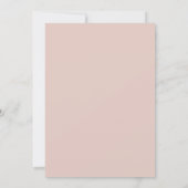 Abschlussfeier rosé neutral Sie hat es geschafft Einladung (Rückseite)