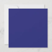 Abschlussfeier Royal Blau Einladung (Rückseite)