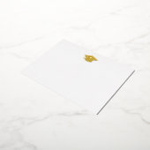 Abschlussfolie Notizkarte mit Umschlag (Gedreht)