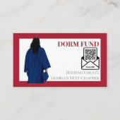 Abschlussfonds QR-Code-Einlage | Rot Begleitkarte (Vorderseite)