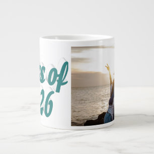 Abschlussfoto 2026 mit grünem Text Jumbo-Tasse