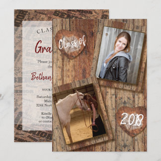 Abschlussfoto Abitur - Barnwood Einladung