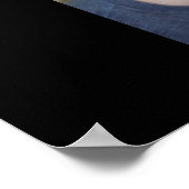 Abschlussfoto - Abschlussklasse Schwarz Poster (Ecke)