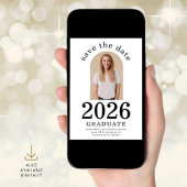 Abschlussfoto Absolvent 2026 Abschlussfeier Save The Date