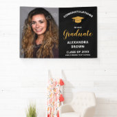 Abschlussfoto-Ankündigung Schwarz Banner (InSitu)