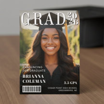 Abschlussfoto auf Magazincover