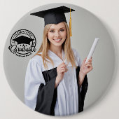 Abschlussfoto-Button - Benutzerdefinierte personal Button (Vorderseite)