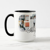 Abschlussfoto-Collage Absolventengeschenk Andenken Tasse (Links)