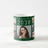 Abschlussfoto Collage Grüner Abschluss Kaffeetasse (Mittel)