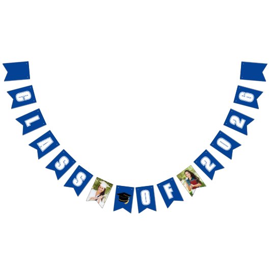 Abschlussfoto der Blue Class 2026 Abschlussfeier Wimpelkette (Alle)