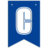 Abschlussfoto der Blue Class 2026 Abschlussfeier Wimpelkette (Zweite Fahne)