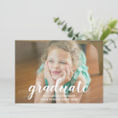 Abschlussfoto für Kinder Ankündigung (Stehend Vorderseite)