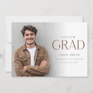 Abschlussfoto für Master-Absolventen Abschlussfeie Einladung