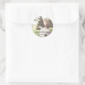 Abschlussfoto Runder Aufkleber (Tasche)