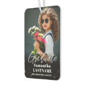 Abschlussfoto Senior Custom Selfie Autolufterfrischer (Links)