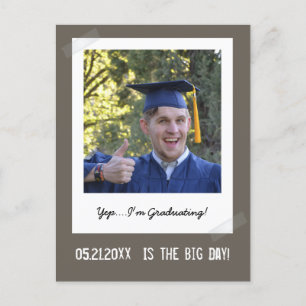 Abschlussfoto - Sofortbildkamera Rahmen Postkarte