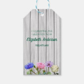 Abschlussgartenparty Geschenkanhänger (Vorderseite)