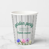 Abschlussgartenparty Pappbecher (Vorderseite)