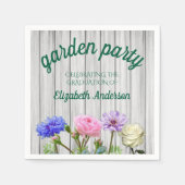Abschlussgartenparty Serviette (Vorderseite)