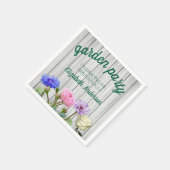 Abschlussgartenparty Serviette (Ecke)