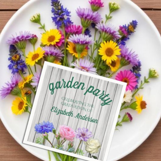 Abschlussgartenparty Serviette