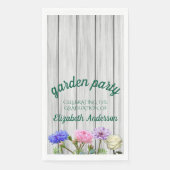 Abschlussgartenparty Serviette (Vorderseite)