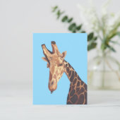 Abschlussgemälde von Giraffe Postkarten (Stehend Vorderseite)