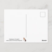 Abschlussgemälde von Giraffe Postkarten (Rückseite)