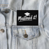 Abschlussgeschenk für den Master-Abschluss Meister Button (Insitu)