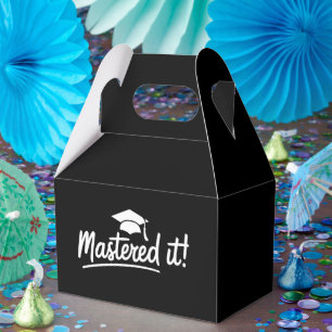Abschlussgeschenk für den Master-Abschluss Meister Geschenkschachtel