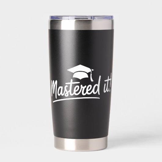 Abschlussgeschenk für den Master-Abschluss Meister Thermobecher (Vorderseite)