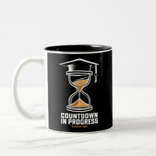 Abschlussgeschenk für die Abschlussklasse 2025 Cou Zweifarbige Tasse