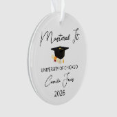Abschlussgeschenk für sie, Master-Abschluss, Maste Ornament (Vorderseite)