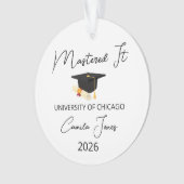 Abschlussgeschenk für sie, Master-Abschluss, Maste Ornament (Vorderseite)