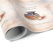 Abschlussgeschenk Geschenkpapier (Rolleneckpunkt)