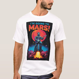 Abschlussgeschenke Grafikdesign Ich geh zum Mars T-Shirt