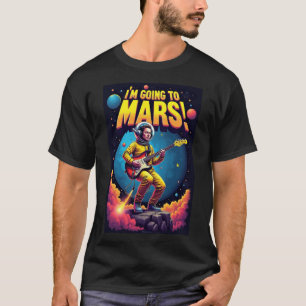 Abschlussgeschenke Grafikdesign Ich geh zum Mars T-Shirt