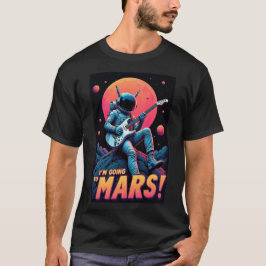 Abschlussgeschenke Grafikdesign Ich geh zum Mars T-Shirt