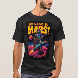 Abschlussgeschenke Grafikdesign Ich geh zum Mars T-Shirt