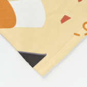 Abschlussglückwünsche Fleecedecke (Ecke)