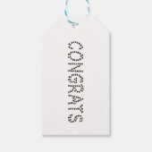 Abschlussglückwünsche Geschenkanhänger (Vorderseite)