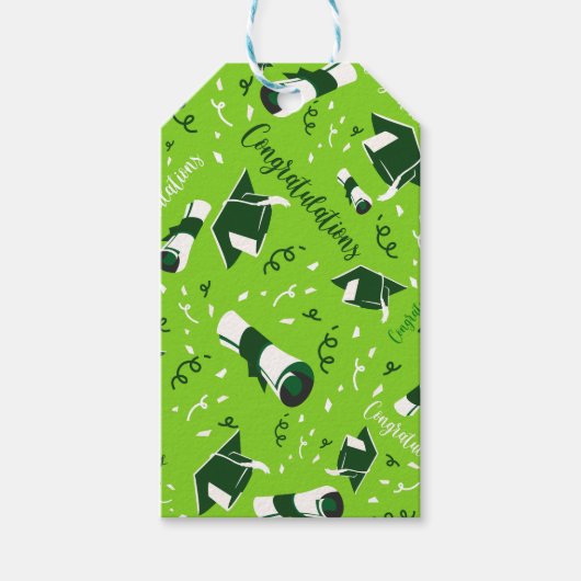 Abschlussglückwünsche Geschenkanhänger (Vorderseite)